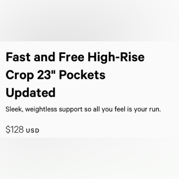 Lululemon Fast and Free High-Rise Crop 23" Pockets Leopard Camo - Picture 8 of 8